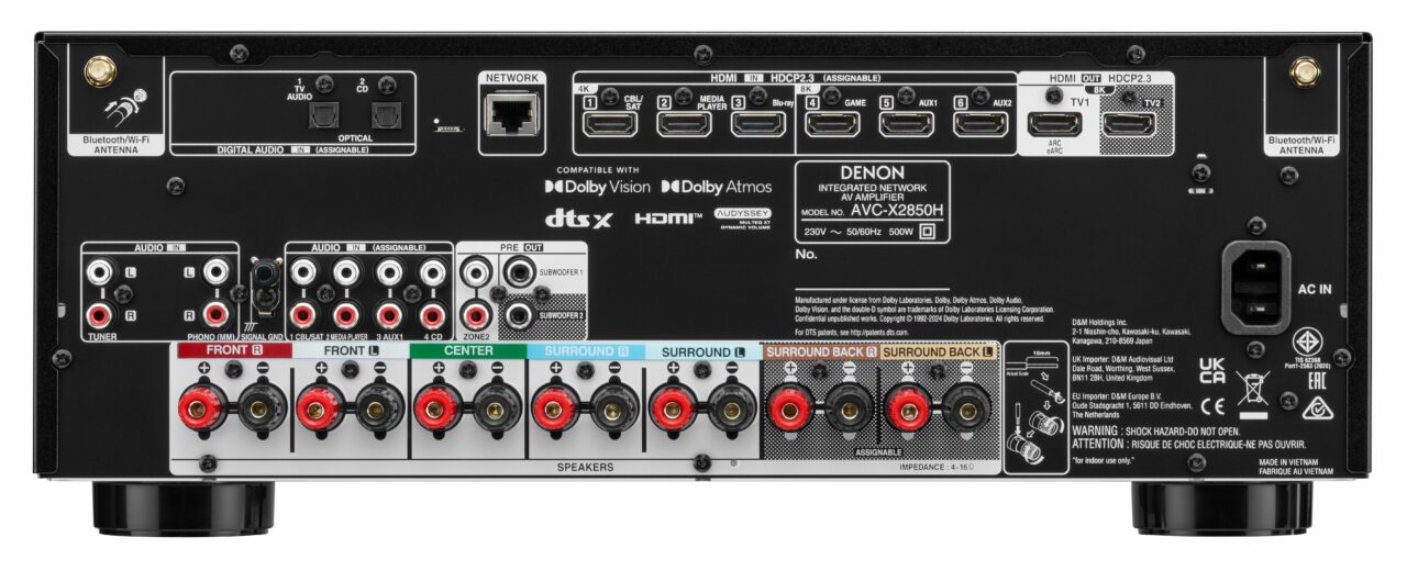 High--Denon AVC-X2850H Studio EU-2 High--Denon AVC-X2850H Studio EU-2